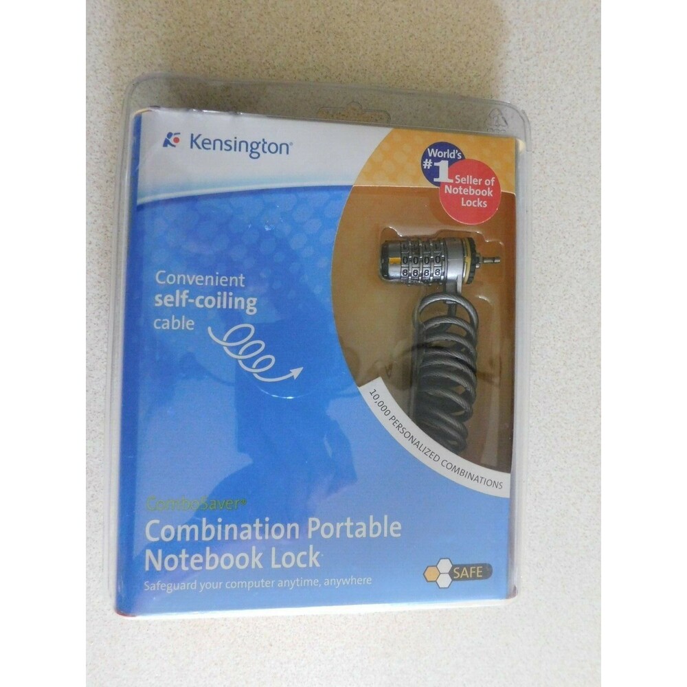 Kensington Combination Notebook Lock, Laptop Lock - NEW SEALED